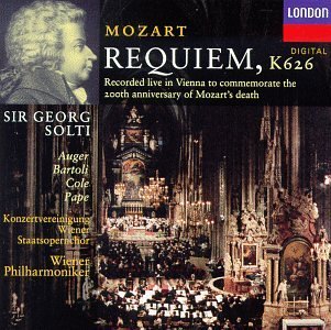 Mozart , Wolfgang Amadeus - Requiem, KV 626 (Solti, Auger, Bartoli, Cole, Pape)