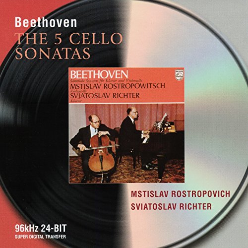 Beethoven , Ludwig van - The 5 Cello Sonatas (GA) (Rostropovich, Richter)