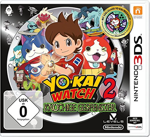 Nintendo 3DS - YO-KAI WATCH 2: Knochige Gespenster inkl. Medaille