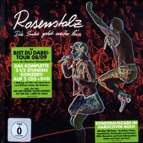 Rosenstolz - Die Suche Geht Weiter - Live (Ltd.Super Deluxe Hardcover Buch) [2CDs + DVD]