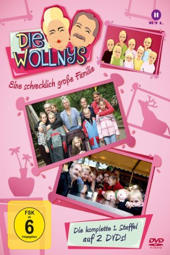  - Die Wollnys - Eine schrecklich große Familie: Die komplette 1. Staffel auf 2 DVDs!