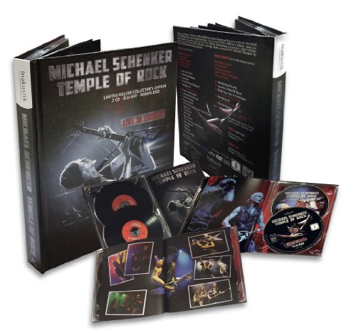 Michael Schenker - Temple of Rock-Live in Europe - Limited Deluxe Edition (2 CD, 1 Blu-ray, 1 Bonus-DVD)