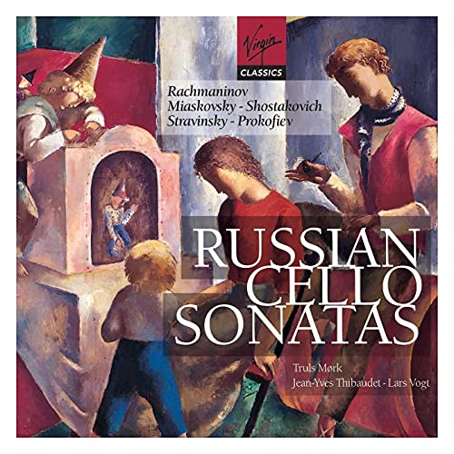 Mork , Truls - Russian Cello Sonatas By Rachmaninov, Miaskovsky, Shostakovich, Stravinsky, Prokofiev (With Thibauted & Vogt)