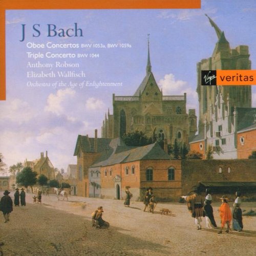 Bach , Johann Sebastian - Oboe Concertos BWV 1053a, BWV 1059a / Triple Concerto BWV 1044 (Robson, Wallfisch)