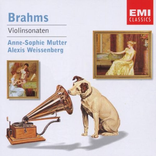 Brahms , Johannes - Violinsonaten (Mutter, Weissenberg) (Nipper Collection)