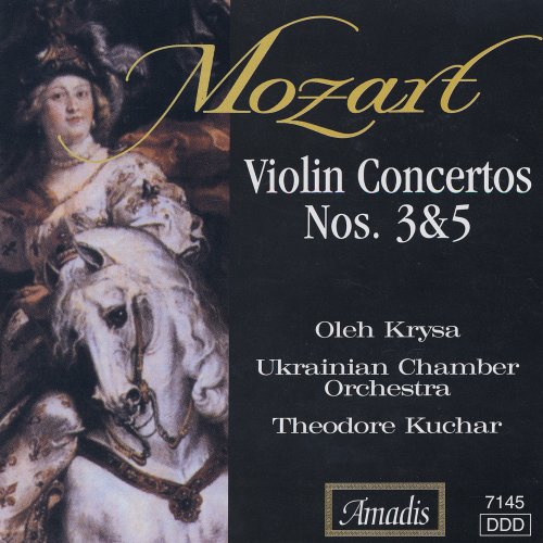 Mozart , Wolfgang Amadeus - Violin Concertos Nos. 3 & 5 (Krysa, Kuchar, UCO)