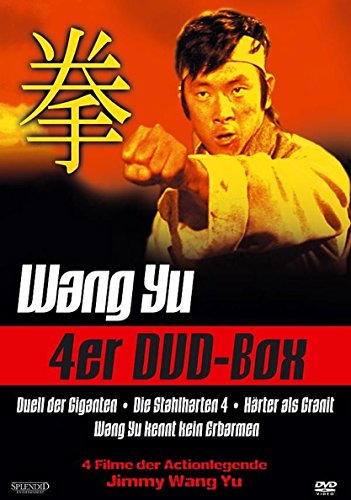  - Actionlegende WANG YU - 4er EASTERN EDITION Duell der Giganten + Die stahlharten 4 + Härter als Granit + Wang Yu kennt kein Erbarmen DVD Box COLLECTION