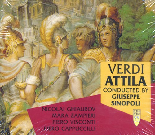 CAST: NICOLAI GHIAUROV, MARA ZAMPIERI, PIERO VISCONTI, PIERO CAPPUCCILLI WIENER STAATSOPER ORCHESTER CONDUCTED BY GIUSEPPE SINOPOLI - OPERA - GIUSEPPE VERDI : ATTILA(2CD)(IMPORT)