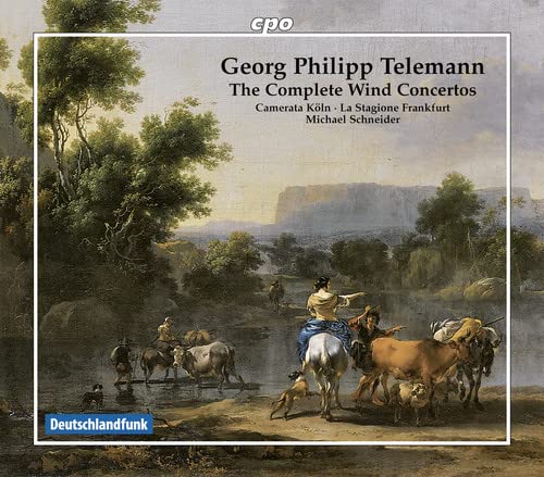 Telemann , Georg Philipp - The Complete Wind Concertos / Sämtliche Bläserkonzerte (Camerata Köln, La Stagione Frankfurt, Schneider) (8 CD BOX SET)