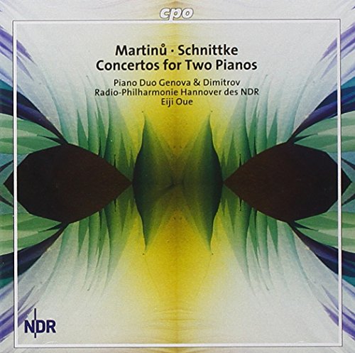 Piano Duo Genova & Dimitrov - Martinu / Schnittke: Concertos For Two Pianos (R-PHNDR, Oue)