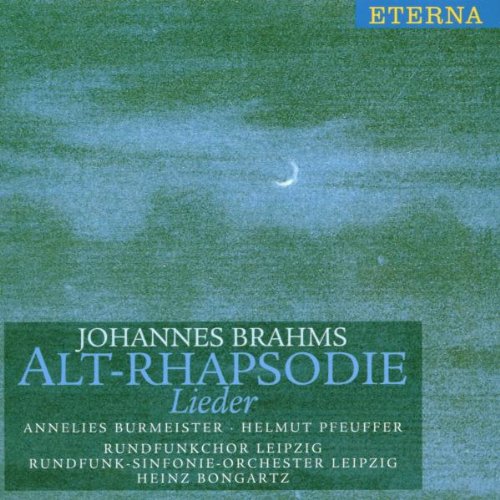 Brahms , Johannes - Alt-Rhapsodie, Op. 53 / Lieder (Burmeister, Pfeuffer, Bongartz)