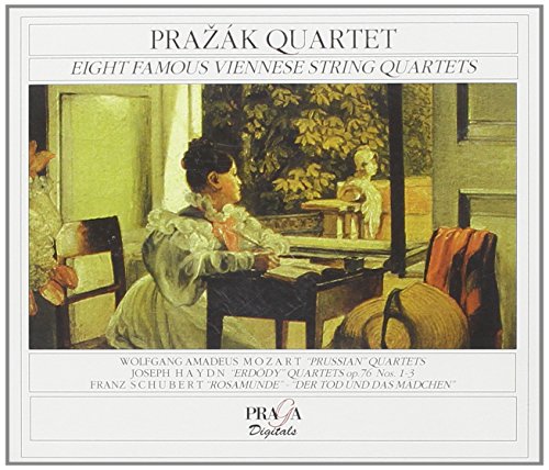 Prazak Quartet - Eight Famous Viennese String Quartets By Mozart, Haydn, Schubert