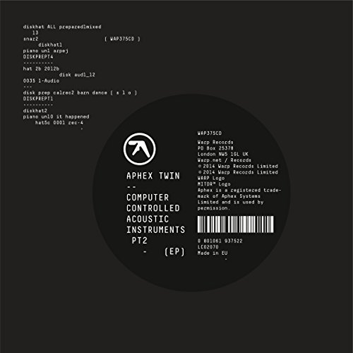 Aphex Twin - Computer Controlled Acoustic Instruments Pt2 Ep