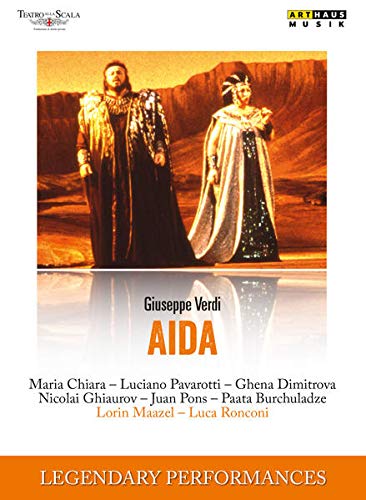 Maria Chiara, Luciano Pavarotti, Ghena Dimitrova, Nicolai Ghiaurov, Juan Pons, Paata Burchuladze, Giuseppe Verdi, Lorin Maazel, Luca Ronconi, Maria Chiara, Luciano Pavarotti - Verdi: Aida (Legendary Performances) [DVD]