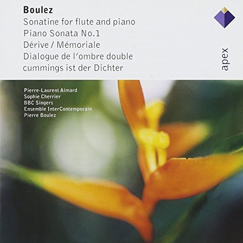 Boulez , Pierre - Sonatine For Flute And Piano / Piano Sonata No. 1 / Derive/Memoriale / Dialogue De L'Ombre Double / Cummings ist der Dichter (Aimard, Cherrier, Boulez