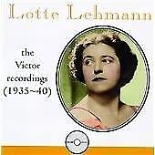 Lehmann , Lotte - The Victor Recordings 1935-40