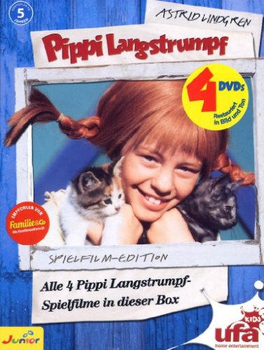 DVD - Pippi Langstrumpf - Spielfim Edition (4 DVDs)