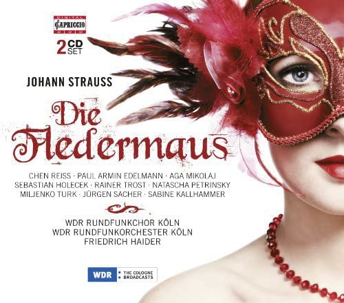 Strauss , Richard - Die Fledermaus (Haider, Reiss, Edelmann, Mikolai, Holecek, Trost, Petrinsky, Turk, Sacher, Kallhammer)