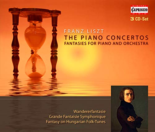 Liszt , Franz - The Piano Concertos / Fantasies For Piano And Orchestra (Jando, Budapest Symphony Orchestra, Ligeti)