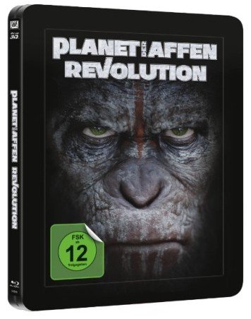  - Planet der Affen - Revolution - Limited Lenticular Steelbook Edition (Deutsch) 3D Blu-ray (+2D) (inkl. 36 seitigem Collectors Booklet)