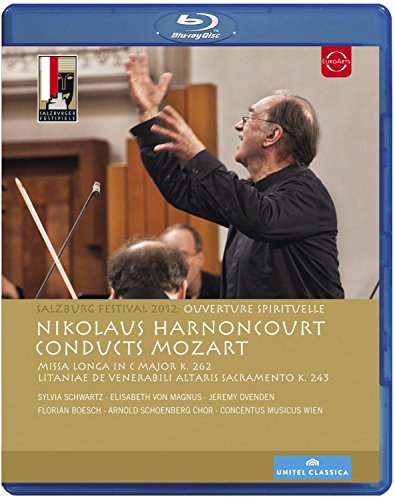 Blu-ray - Harnoncourt Conducts Mozart: Ouverture Spirituelle / Missa Longa In C Major, K.262 / Litaniae De Venerabili Altaris Sacramento, K.243 (Salzburg 2012)