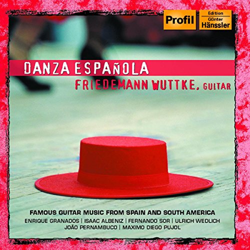 Wuttke , Friedemann - Danza Espanola - Famous Guitar Music From Spain And South America By Granados, Albeniz, Sor, Wedlich, Pernambuco, Pujol)