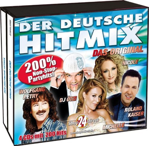 diverse - Der deutsche Hitmix - Das Original - 4 CD-Box