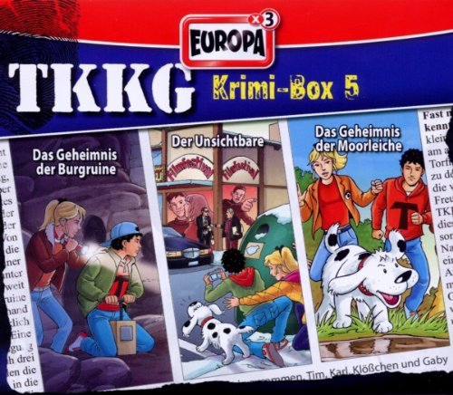 TKKG - Krimi-Box 5 (Das Geheimnis der Burgruine / Der Unsichtbare / Das Geheimnis der Moorleiche)