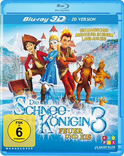  - Die Schneekönigin 3 - Feuer und Eis  (inkl. 2D-Version) [3D Blu-ray]