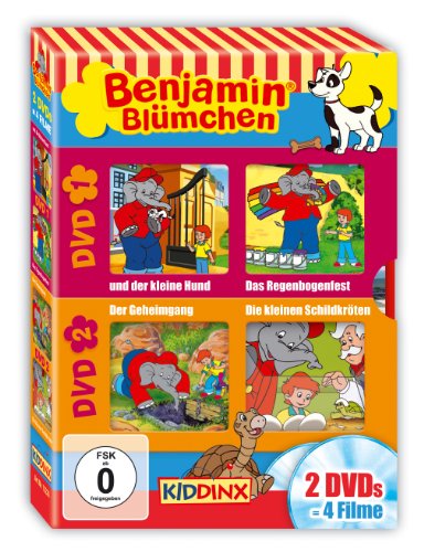  - Benjamin Blümchen - Der kleine Hund/Das Regenbogenfest/Der Geheimgang/Die kleinen Schildkröten [2 DVDs]