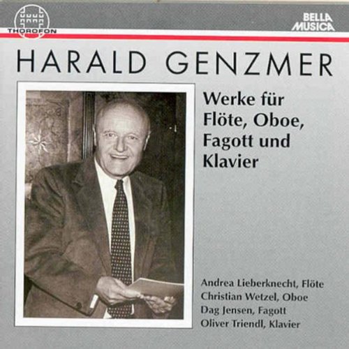 Genzmer , Harald - Werke für Flöte, Oboe, Fagott und Klavier (Lieberknecht, Wetzel, Jensen, Triendl)