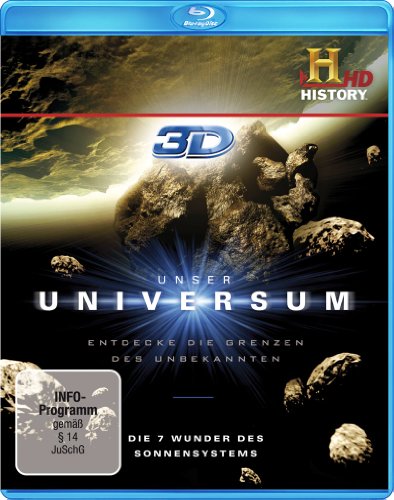 Blu-ray - Unser Universum - Die 7 Wunder des Sonnensystems [3D Blu-ray]