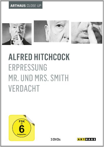 DVD - Alfred Hitchcock ARTHAUS Close-Up (Erpressung / Mr. und Mrs. Smith / Verdacht) (3-DVD SET)