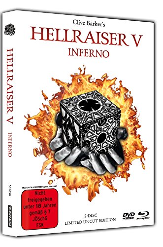  - Hellraiser 5 - Inferno - Limited Uncut 2-Disc Mediabook (DVD+Blu-ray Disc) - White Edition [Limited Edition]