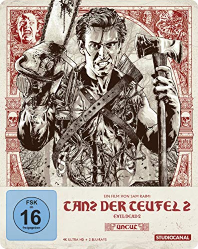  - Tanz der Teufel 2 Uncut (4K Steelbook, Collector's Edition)(exklusiv bei Amazon.de) [Blu-ray]