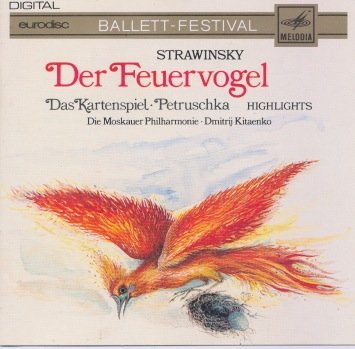 Strawinsky , Igor - Der Feuervogel - Das Kartenspiel - Petruschka (Highlights) (Staatliches Sinfonie Orchester der UdSSR)