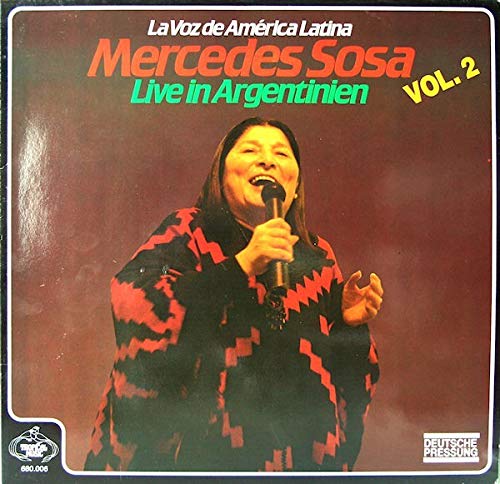 Sosa , Mercedes - Live In Argentinien 2 (La Voz De America Latina) (Vinyl)