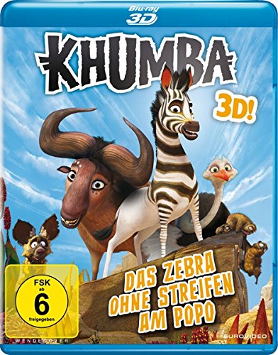  - Khumba - Das Zebra ohne Streifen am Popo [3D Blu-ray]