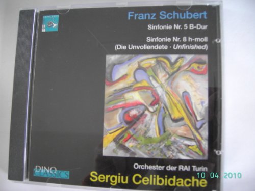 Schubert , Franz - Sinfonie Nr. 5 B-Dur / Sinfonie Nr. 8 H-Moll 'Die Unvollendete' (Celibidache, Orchester der RAI Turin)