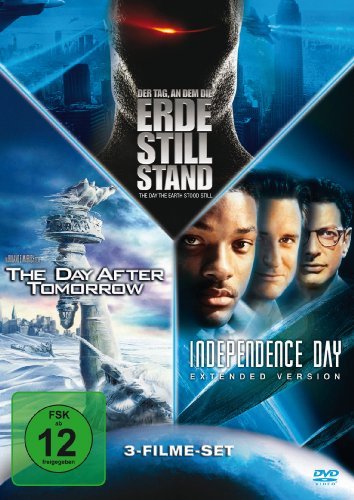 DVD - Der Tag, an dem die Erde stillstand / Independence Day / The Day After Tomorrow