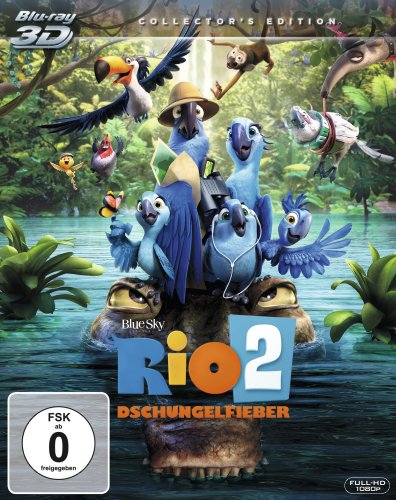 Blu-ray - Rio 2 - Dschungelfieber [3D Blu-ray]