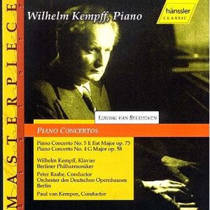 Kempff , Wilhelm - Beethoven: Piano Concertos No. 4, Op. 58 & No. 5, Op. 73 (Raabe, Kempen)