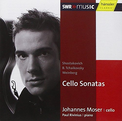 Moser , Johannes - Cello Sonatas By Shostakovich, Tchaikovsky, Weinberg (Rivinius)