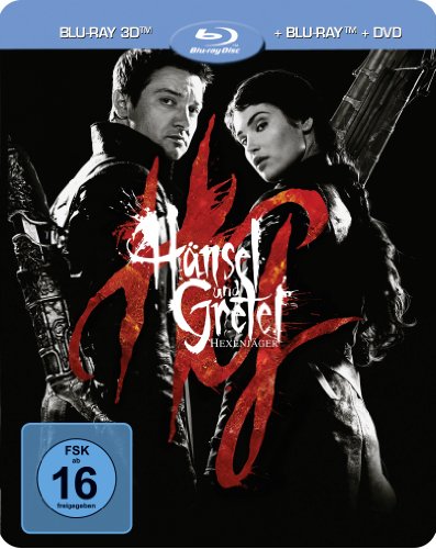  - Hänsel und Gretel: Hexenjäger (Steelbook, exklusiv bei Amazon.de) [Blu-ray 3D + Blu-ray + DVD] [Limited Edition]