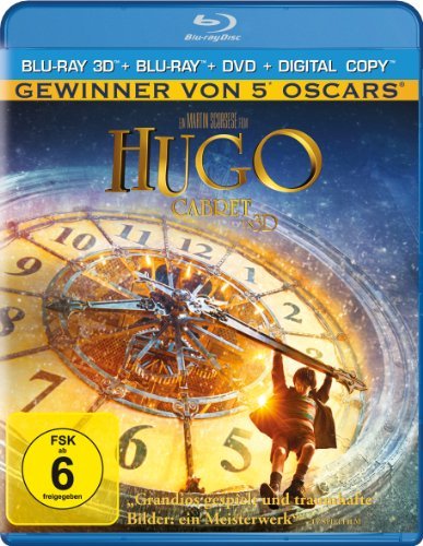 Blu-ray - Hugo Cabret (+ Blu-ray + DVD + Digital Copy) [3D Blu-ray]