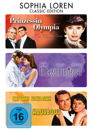 DVD - Prinzessin Olympia / Es begann in Neapel / Hausboot [3 DVDs]