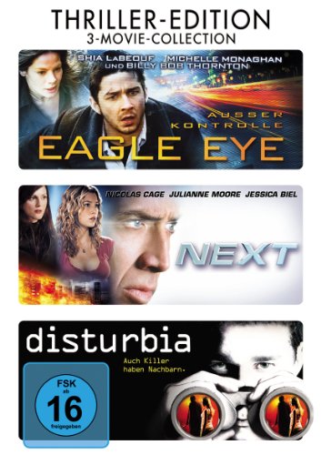  - Disturbia / Eagle Eye / Next [3 DVDs]