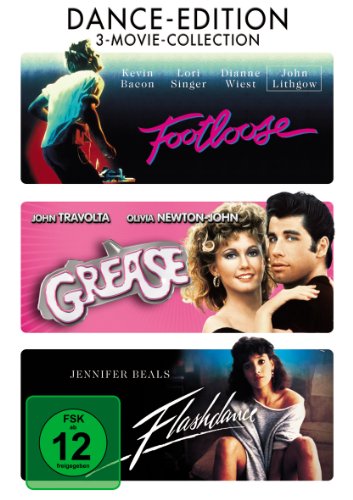 DVD - Footloose / Grease / Flashdance (Dance-Edition 3-Movie-Collection)