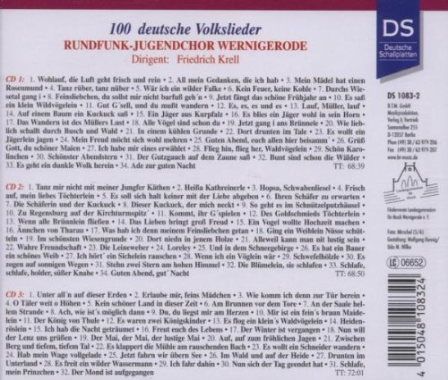 Rundfunk-Jugendchor Wernigerode - 100 Deutsche Volkslieder