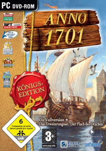 PC - Anno 1701 - Königsedition (Vollversion + Erweiterung: Der Fluch des Drachen)